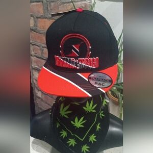 Black and Red Snapback Hat 🇹🇹